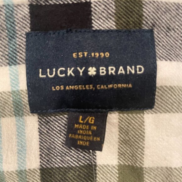 Men's Lucky Brand Plaid Flannel - Picture 3 of 4